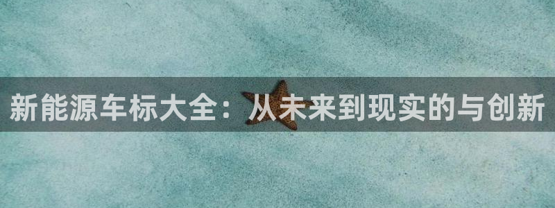 新宝gg会员登录：新能源车标大全：从未来
