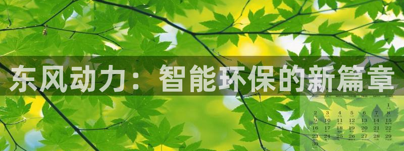 新宝gg违法：东风动力：智能环保的新篇章