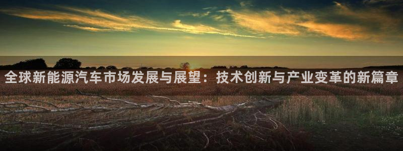新宝gg.：全球新能源汽车市场发展与展望