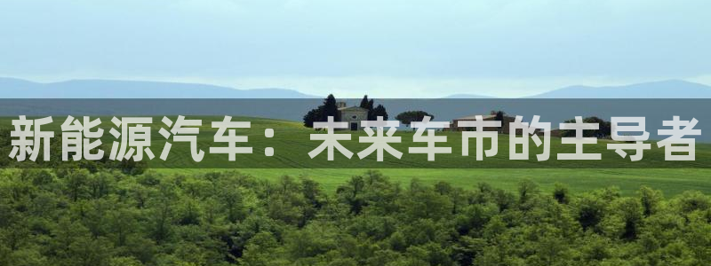 新宝gg重庆:新能源汽车:未来车市的主导者