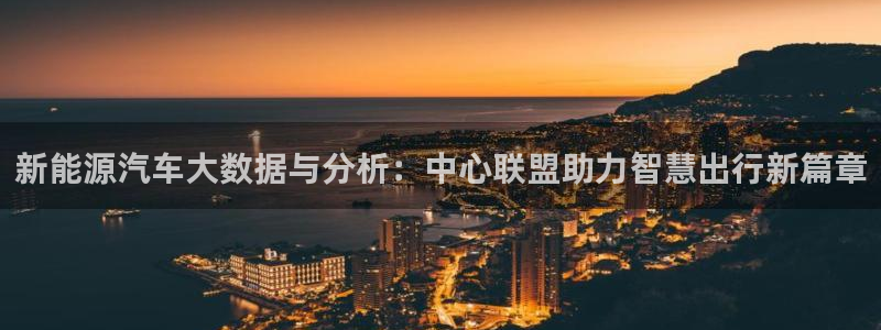 新宝gg 75505:新能源汽车大数据与分析:中心联盟助力智