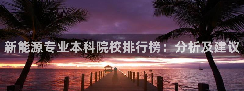 新宝gg1956登陆:新能源专业本科院校排行榜:分析及建议
