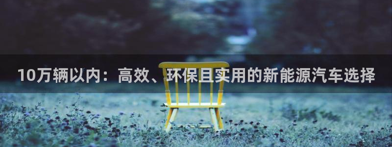 新宝gg 创造:10万辆以内:高效、环保且实用的新能源汽