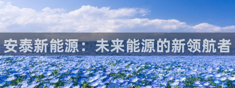 新宝gg系列:安泰新能源:未来能源的新领航者
