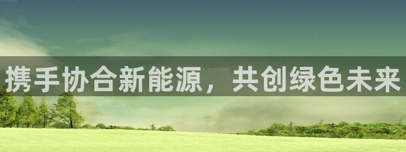 新宝gg公司:携手协合新能源,共创绿色未来